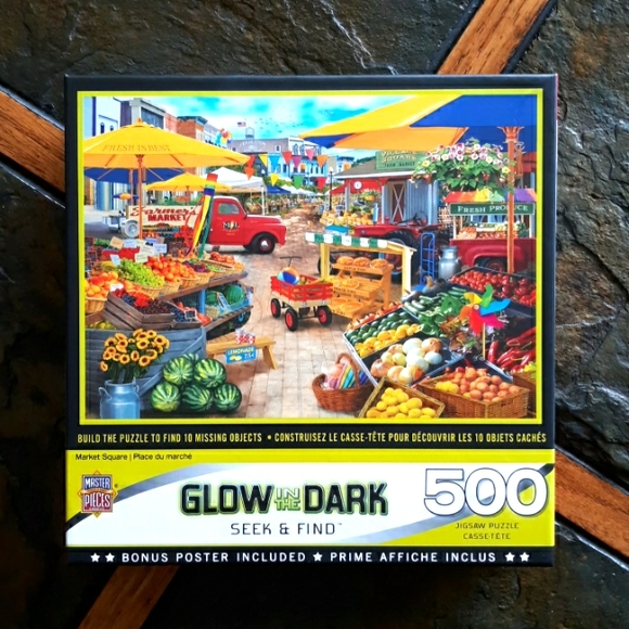 Market Square Glow in the Dark Puzzle! - Picture 1 of 4